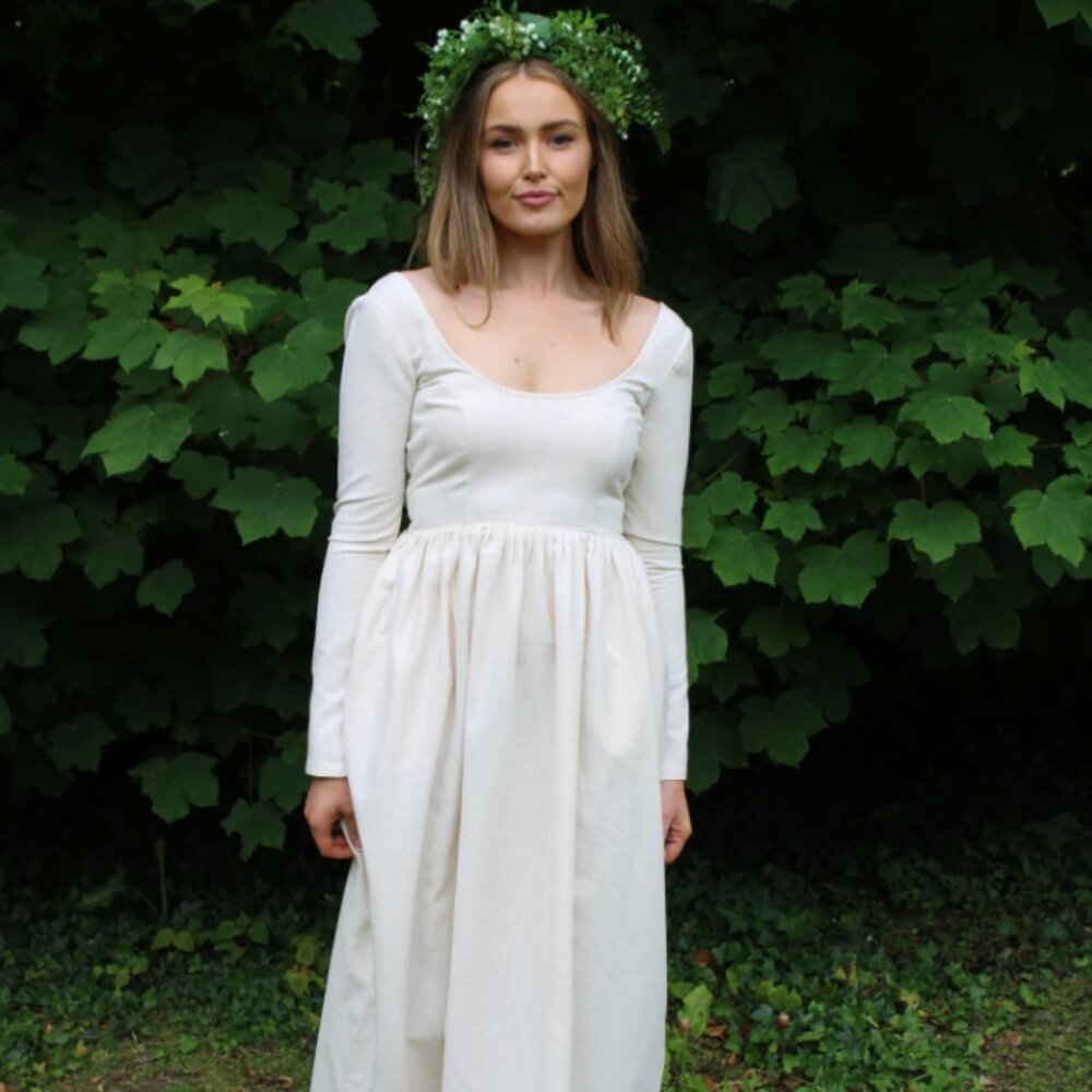 NWT Laurel Lodge Handmade Linen Dress